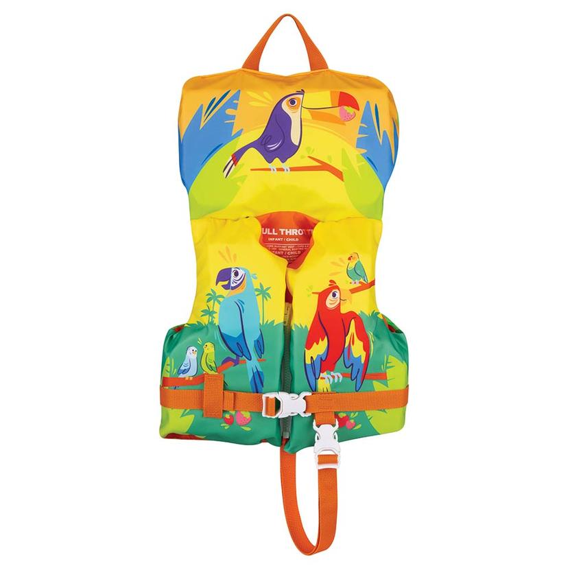 FULL THROTTLE 104200-300-000-22 INFANT/CHILD CHARACTER LIFE VEST - TOUCAN