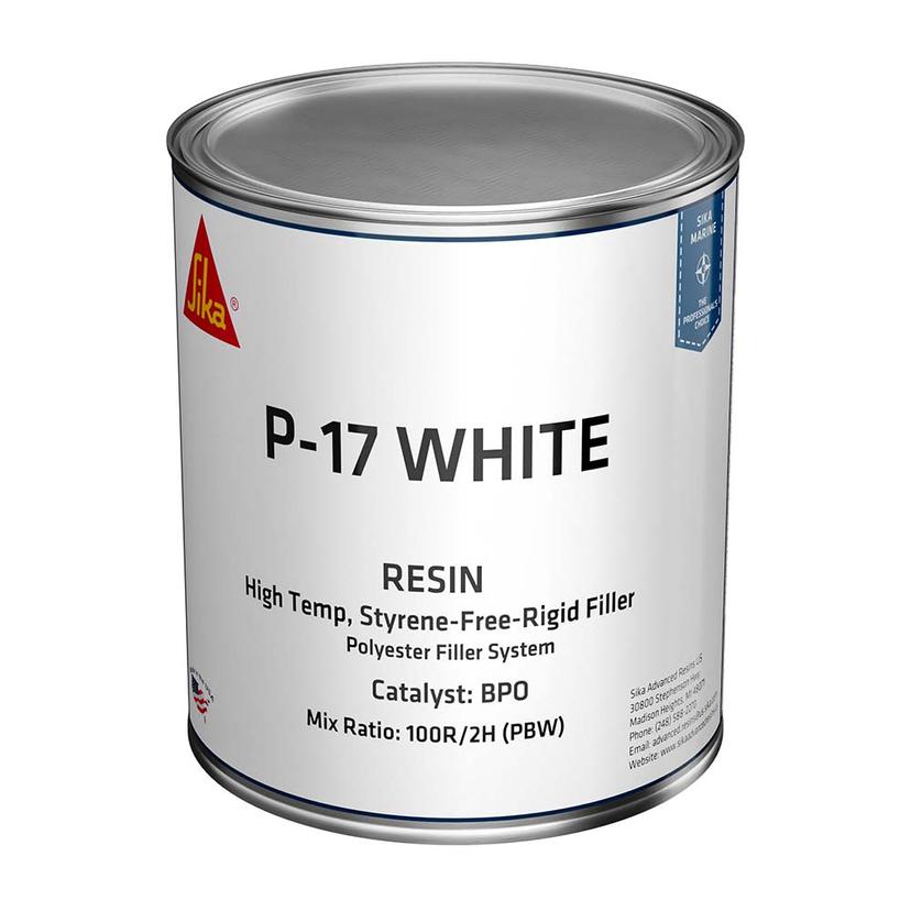 SIKA 658975 SIKABIRESIN AP017 WHITE BASE QUART CAN BPO HARDENER REQUIRED