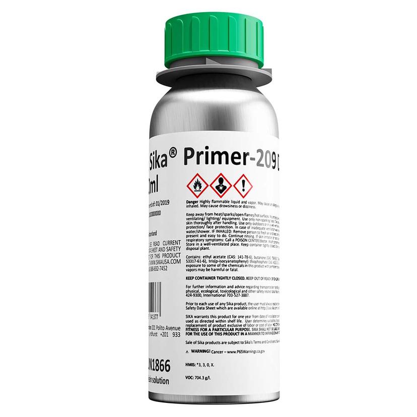 SIKA 451588 PRIMER-209 D BLACK 250ML BOTTLE