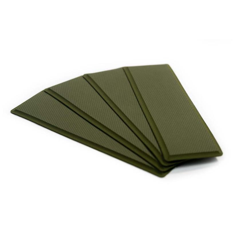 SEADEK 23903-80251 3.75 INCH X 12.75 INCH X 5MM 4-PIECE STEP KIT - 3.75 INCH X 12.75 INCH OLIVE GREEN EMBOSSED - 95.25MM X 323.85MM X 5MM