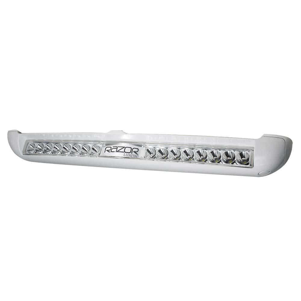 LUMITEC 101603 RAZOR LIGHT BAR SPOT WHITE WITH INVERTED LOGO - High quality product image showing LUMITEC 101603 RAZOR LIGHT BAR SPOT WHITE WITH INVERTED LOGO details and features