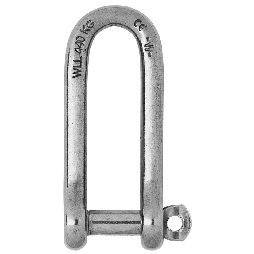 WICHARD 01411 CAPTIVE PIN LONG D SHACKLE - DIAMETER 4MM - 5/32 INCH
