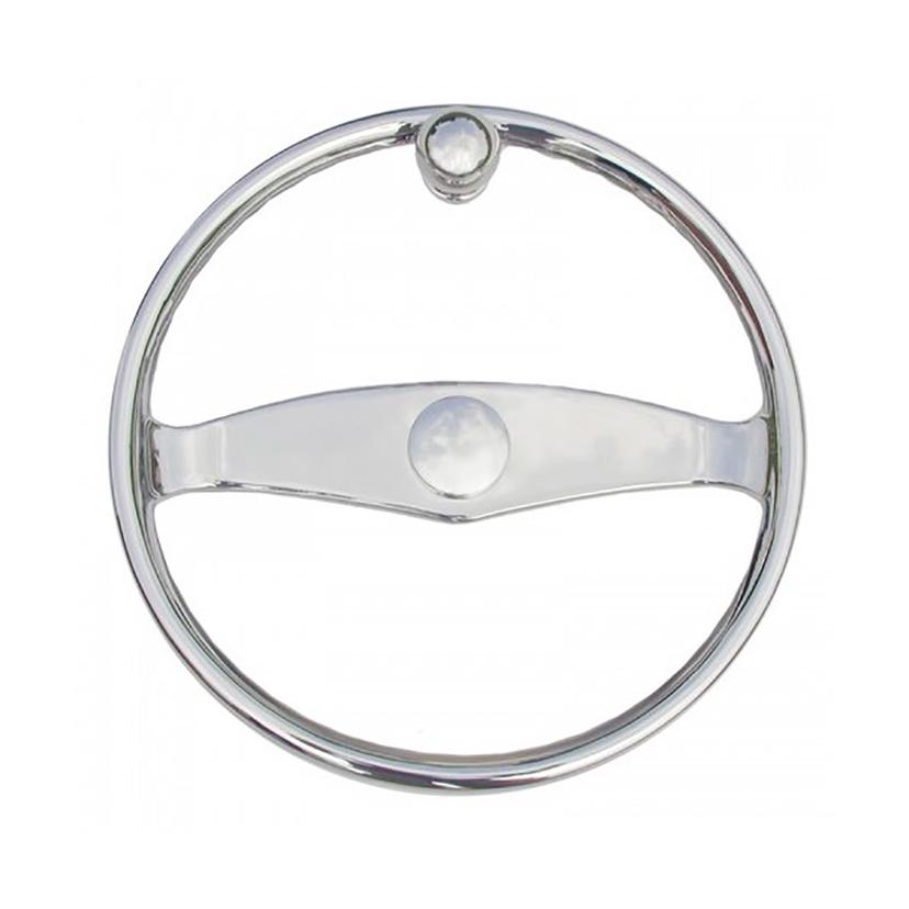 SCHMITT & ONGARO 50003 ONGARO WHEEL - 15.5 INCH W/KNOB FOR 3/4 INCH TELEFLEX TAPERED SHAFT