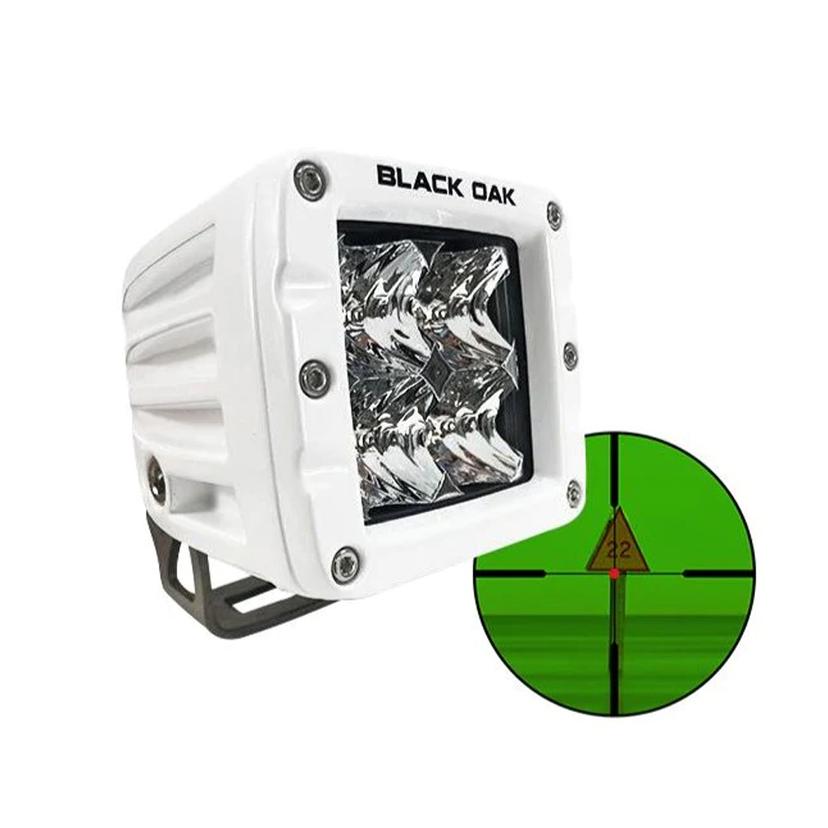 BLACK OAK 2MIR-POD850 PRO SERIES INFRARED 2 INCH 850NM FLOOD POD LIGHT - WHITE