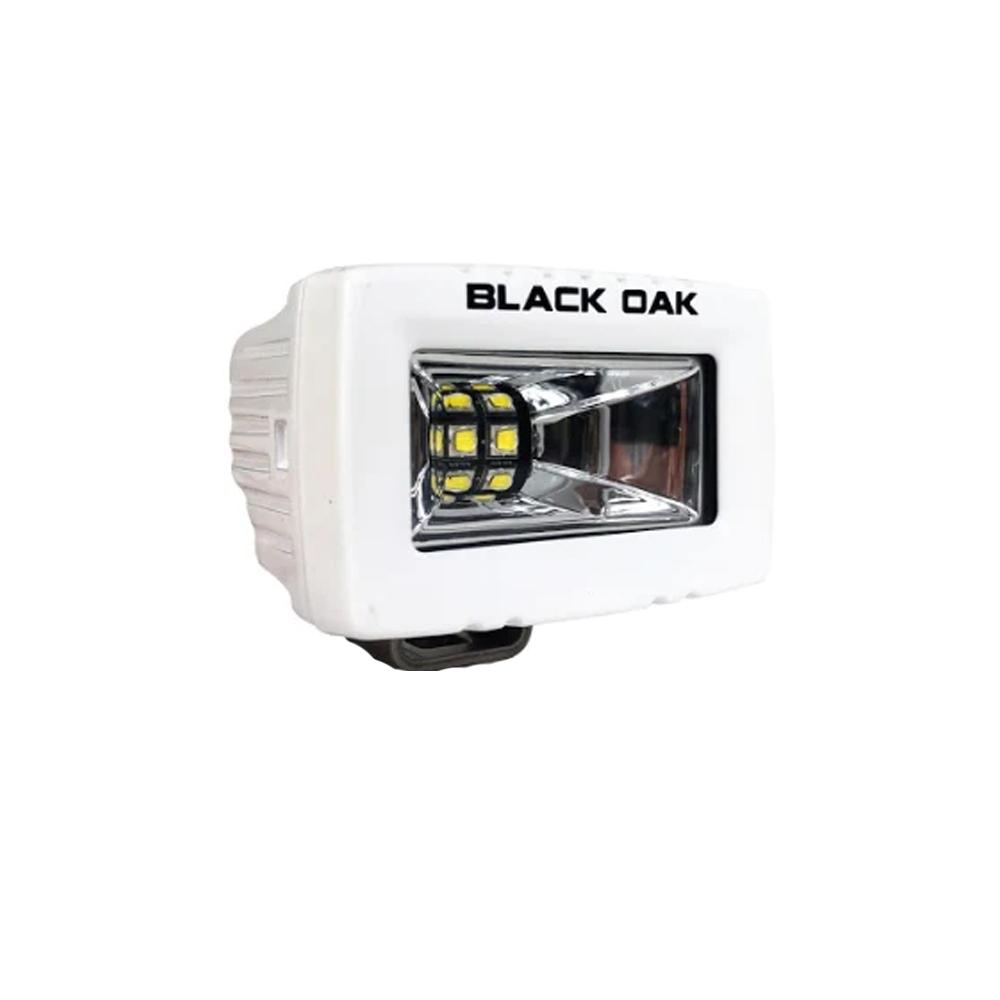 BLACK OAK 2-MS-S PRO SERIES 2 INCH SPREADER LIGHT SCENE - WHITE - High quality product image showing BLACK OAK 2-MS-S PRO SERIES 2 INCH SPREADER LIGHT SCENE - WHITE details and features