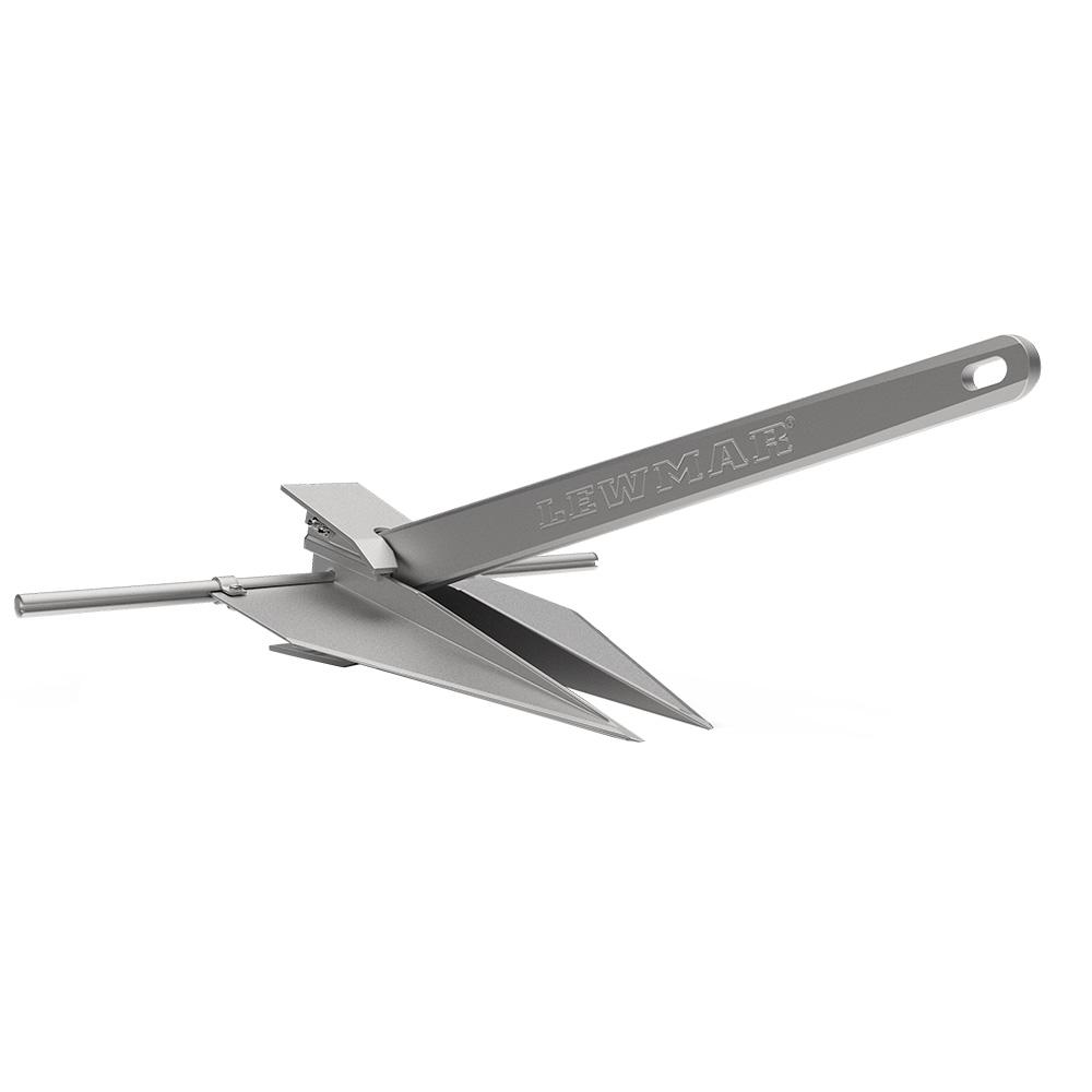 LEWMAR 0058110 LFX-21 ANCHOR - ALUMINUM ALLOY - 21LB - High quality product image showing LEWMAR 0058110 LFX-21 ANCHOR - ALUMINUM ALLOY - 21LB details and features