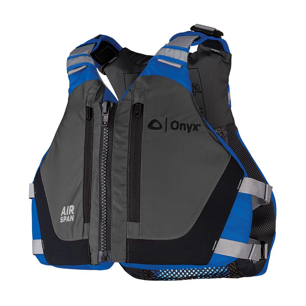 ONYX 123000-500-040-23 AIRSPAN BREEZE LIFE JACKET - M/L - BLUE - High quality product image showing ONYX 123000-500-040-23 AIRSPAN BREEZE LIFE JACKET - M/L - BLUE details and features