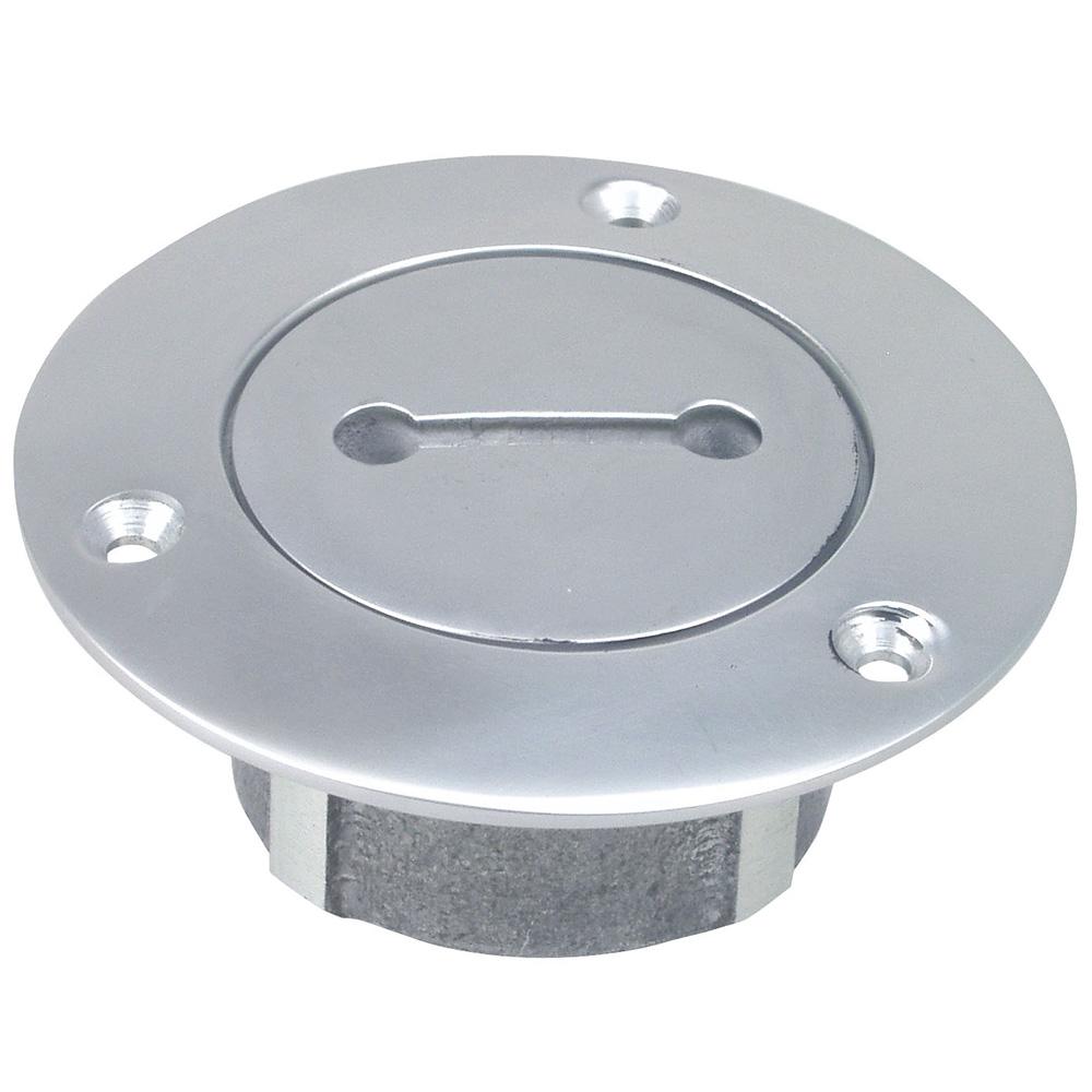 PERKO 0528006CHR 1 INCH CHROME UNMARKED PIPE DECK PLATE - High quality product image showing PERKO 0528006CHR 1 INCH CHROME UNMARKED PIPE DECK PLATE details and features