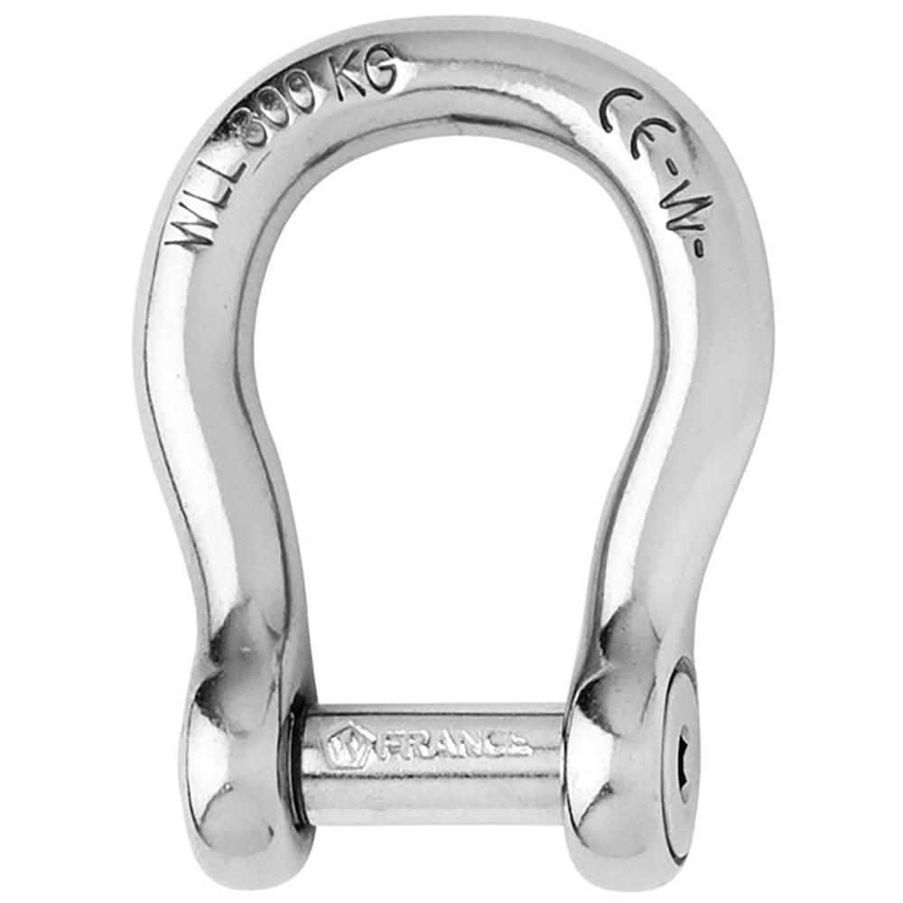 WICHARD 01343 Self-Locking Allen Head Pin Bow Shackle - 6mm Diameter - 1/4 INCH - High quality product image showing WICHARD 01343 Self-Locking Allen Head Pin Bow Shackle - 6mm Diameter - 1/4 INCH details and features