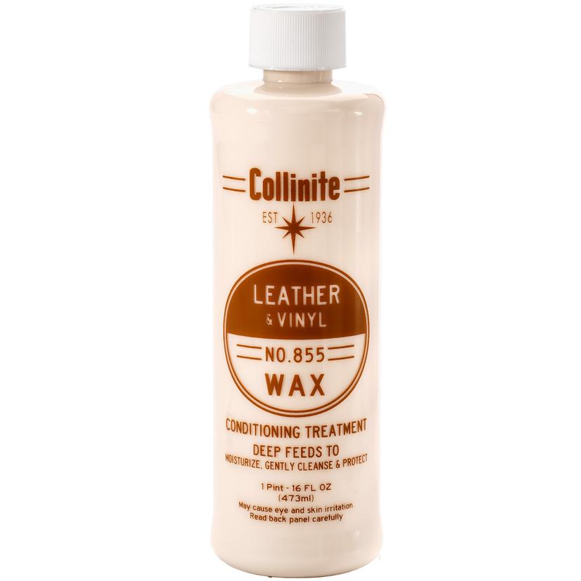 COLLINITE 855 LEATHER & VINYL WAX - 16OZ