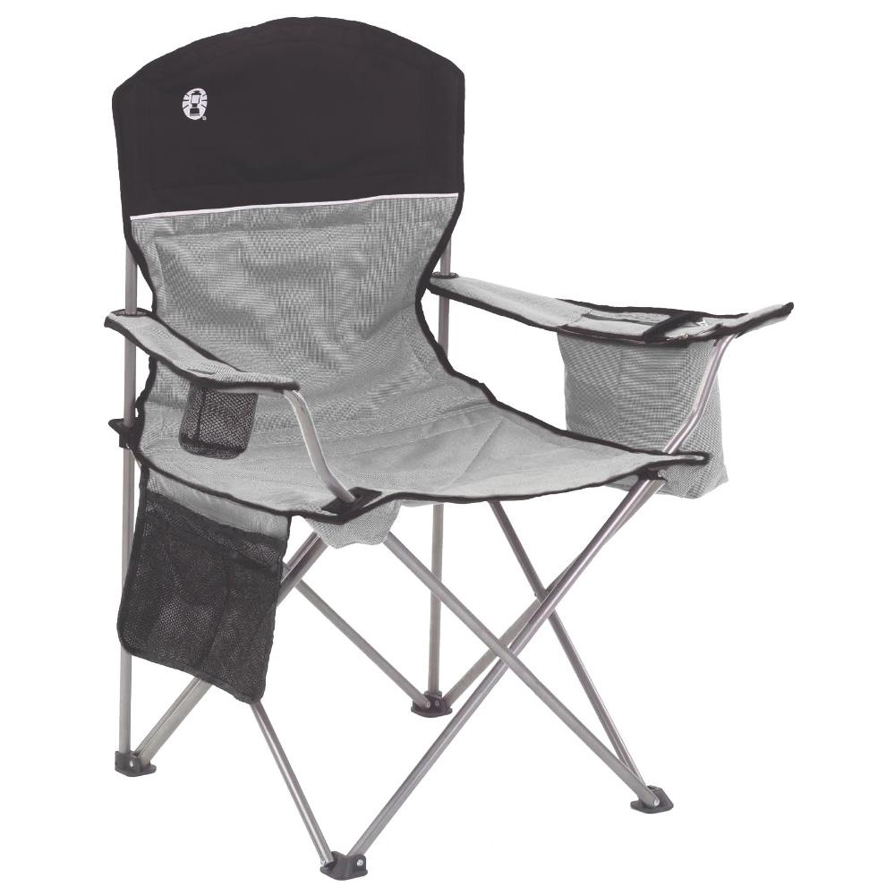 COLEMAN 2000034873 COOLER QUAD CHAIR - GREY & BLACK - The Twister Group Tools product
