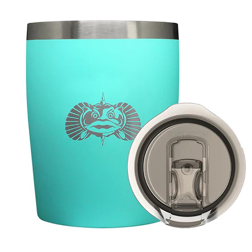 TOADFISH 1075 NON-TIPPING 10OZ ROCKS TUMBLER - TEAL - High quality product image showing TOADFISH 1075 NON-TIPPING 10OZ ROCKS TUMBLER - TEAL details and features