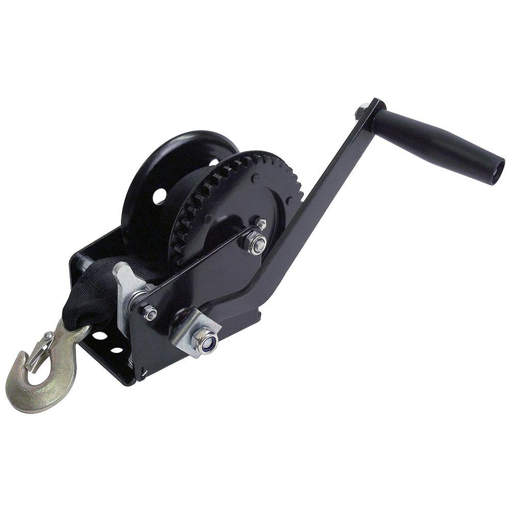 ATTWOOD 11149-4 1200 LB SINGLE DRIVE WINCH WITH 2 INCH X 20FT STRAP - The Twister Group Tools product