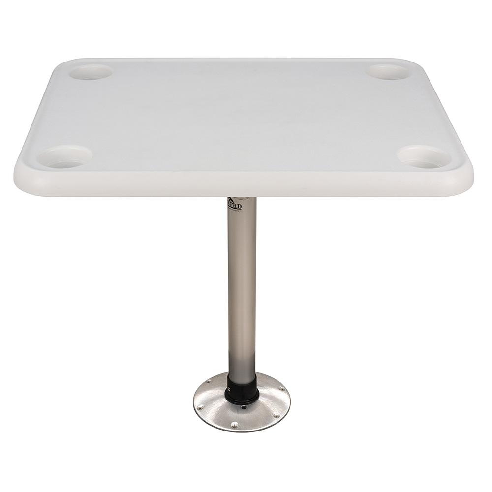SPRINGFIELD 1690107 16X28 RECTANGLE TABLE PACKGE - WHITE - High quality product image showing SPRINGFIELD 1690107 16X28 RECTANGLE TABLE PACKGE - WHITE details and features