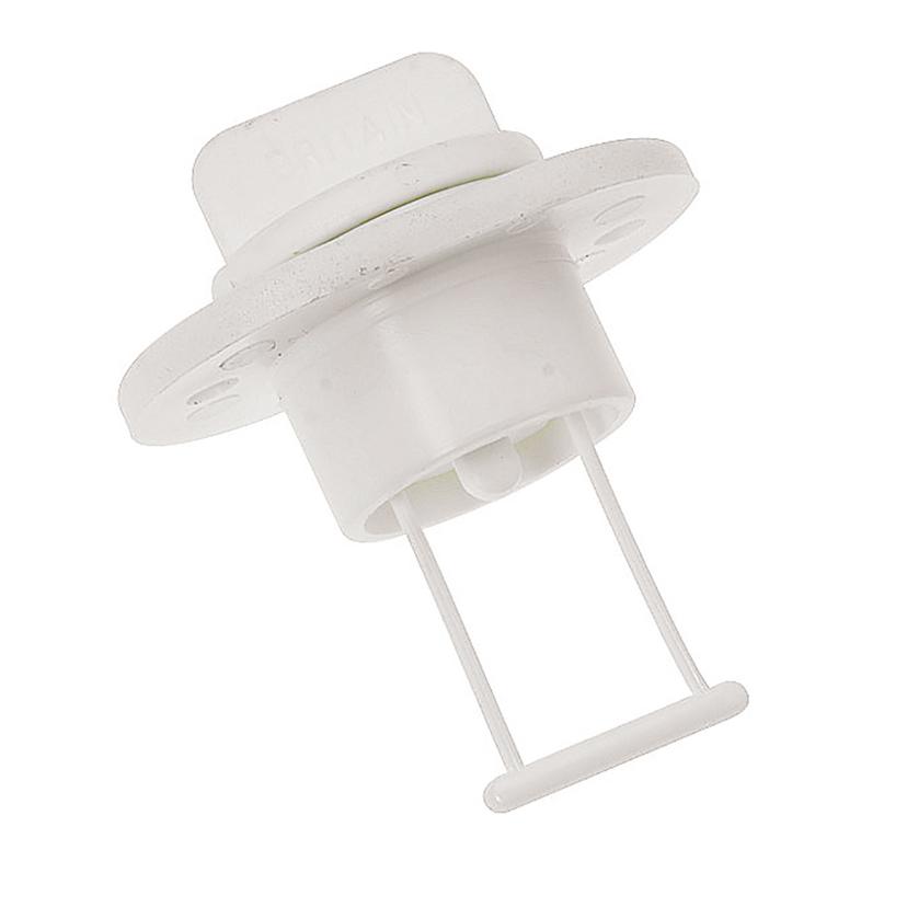 BARTON MARINE 42358 DRAIN PLUG AND SOCKET WHITE 15MM (19/32 INCH)