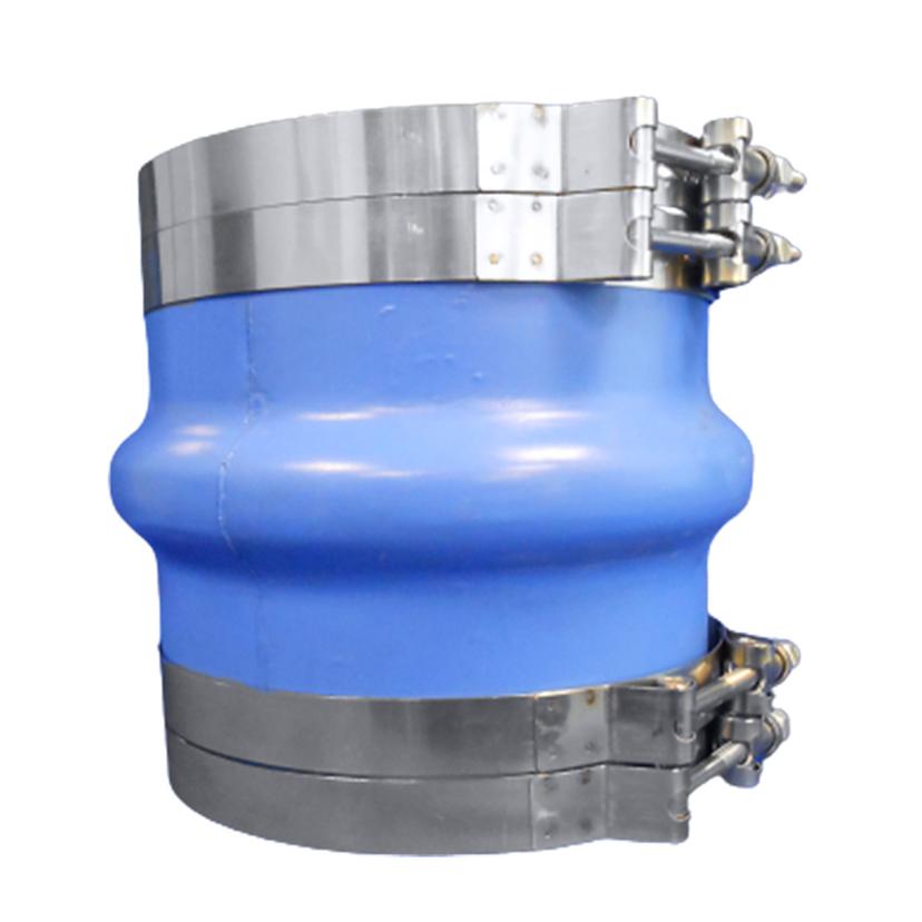 TRIDENT MARINE 270V6000-S/S 6 INCH ID BLUE SILICONE MOLDED WET EXHAUST HUMP