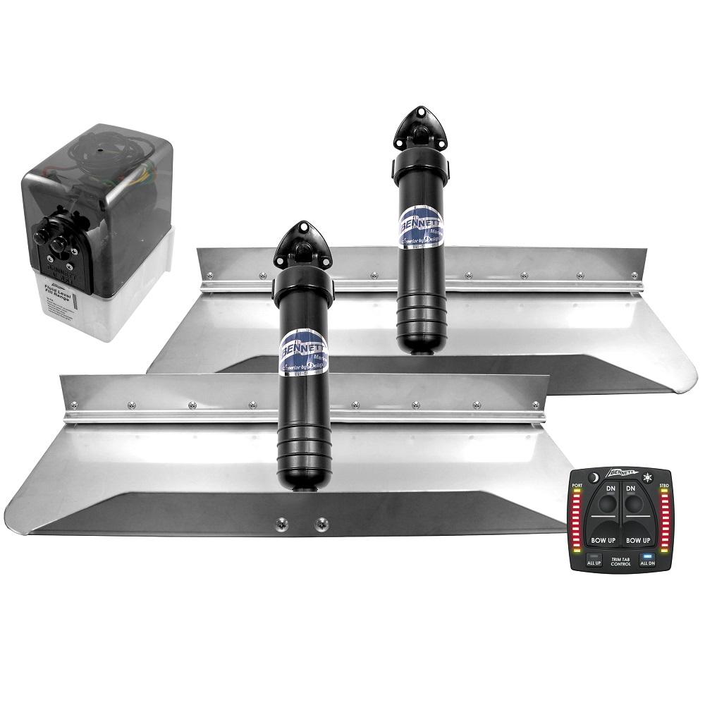 BENNETT MARINE 249OBI 24X9 Trimtabs With One Box Indication - High quality product image showing BENNETT MARINE 249OBI 24X9 Trimtabs With One Box Indication details and features