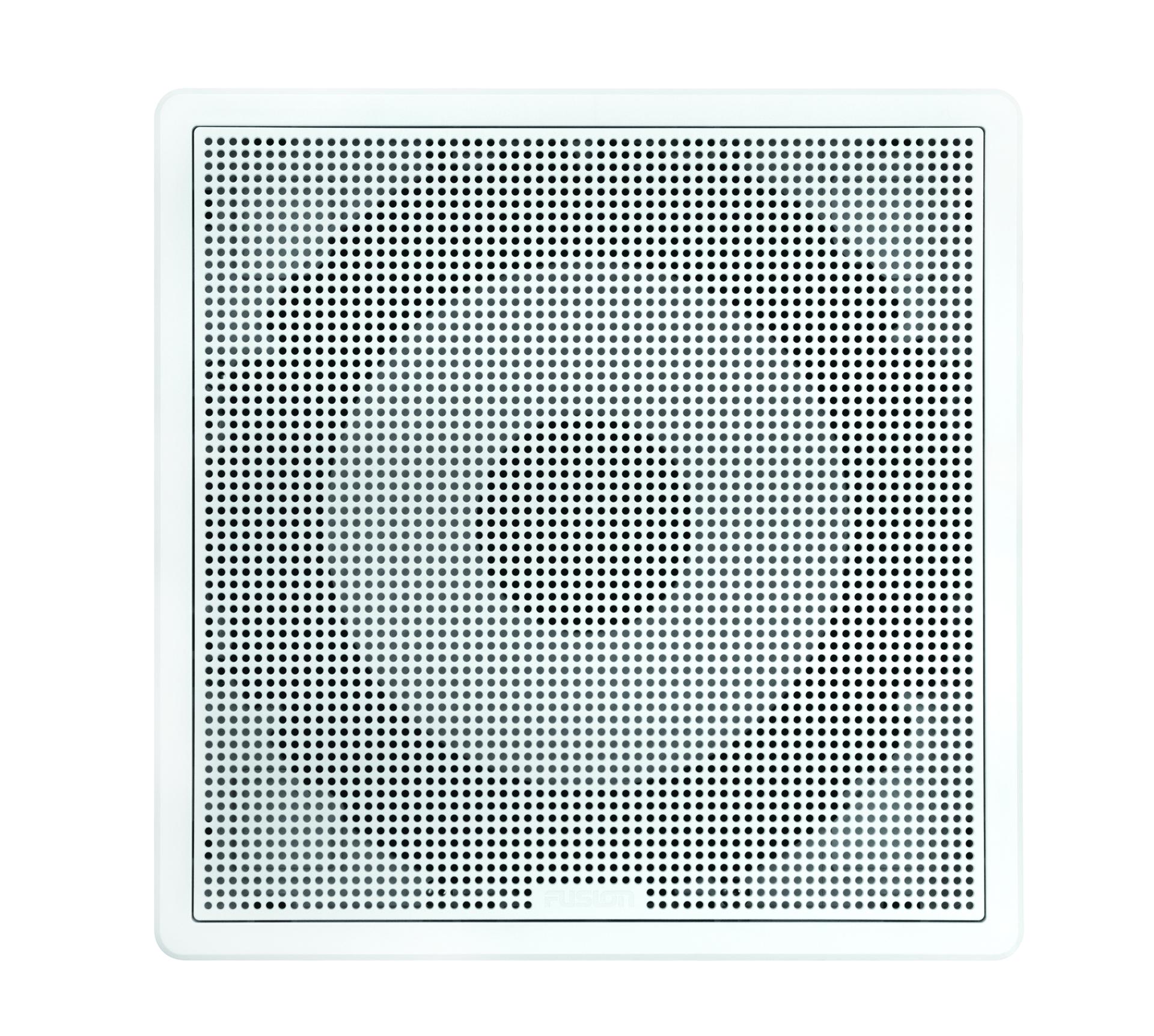 FUSION 010-02301-10 FM-S10SW 10 INCH White Square Flush Mount Subwoofer - High quality product image showing FUSION 010-02301-10 FM-S10SW 10 INCH White Square Flush Mount Subwoofer details and features
