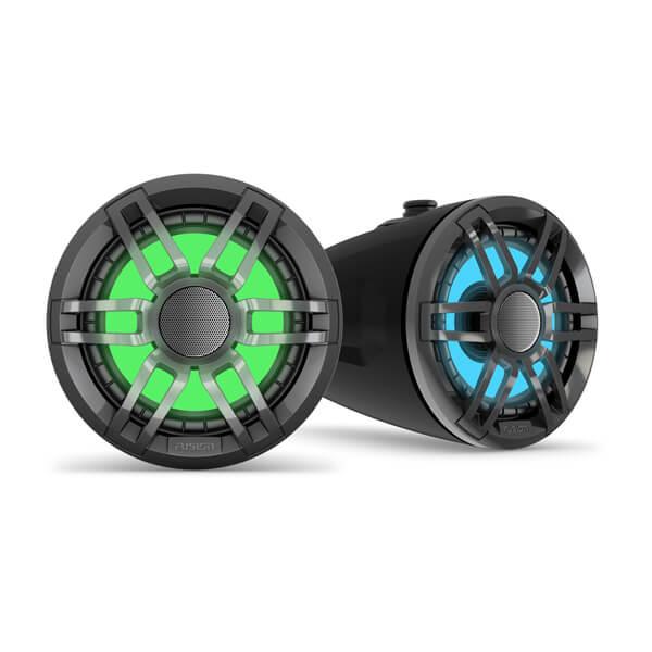 FUSION 010-02583-01 XS-FLT652SPB 6.5 INCH Tower Speaker Black With RGB Lighting - High quality product image showing FUSION 010-02583-01 XS-FLT652SPB 6.5 INCH Tower Speaker Black With RGB Lighting details and features