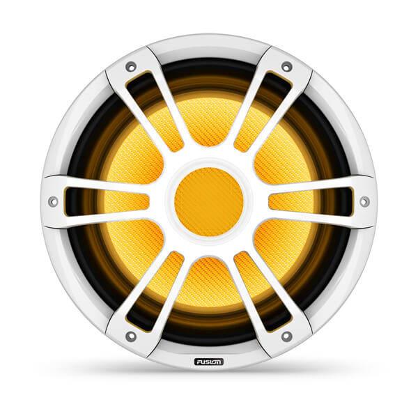 FUSION 010-02775-10 SG-SL123SPW 12 INCH 600 Watt Sub-Woofer Sports Grill White - The Twister Group Tools product