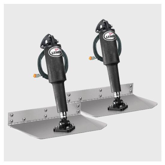 LENCO 15108-103 9 INCHx12 INCH Standard Mount Trim tab Kit 12v LED Integrated Switch - High quality product image showing LENCO 15108-103 9 INCHx12 INCH Standard Mount Trim tab Kit 12v LED Integrated Switch details and features