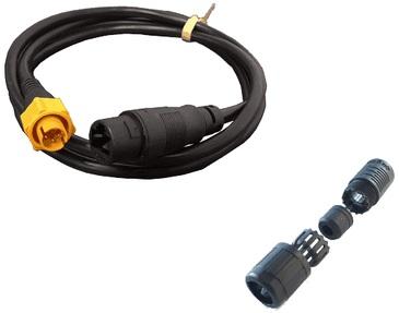 LOWRANCE 000-14552-001 RJ45 to 5-Pin Male 1.5 meter Cable with Boot - The Twister Group Tools product