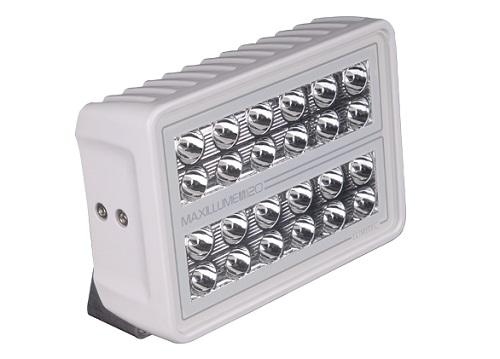 LUMITEC 101346 Maxillume H120 Flood White LED Trunnion Mount White Finish 12/24v - High quality product image showing LUMITEC 101346 Maxillume H120 Flood White LED Trunnion Mount White Finish 12/24v details and features