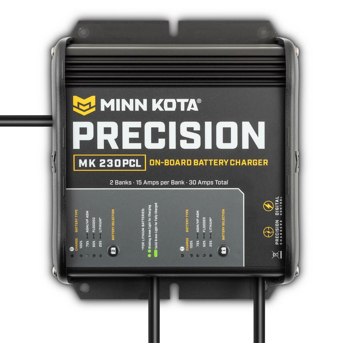 MINN KOTA 1832302 MK230PCL Precision Charger 2 Bank 15 Amps - High quality product image showing MINN KOTA 1832302 MK230PCL Precision Charger 2 Bank 15 Amps details and features