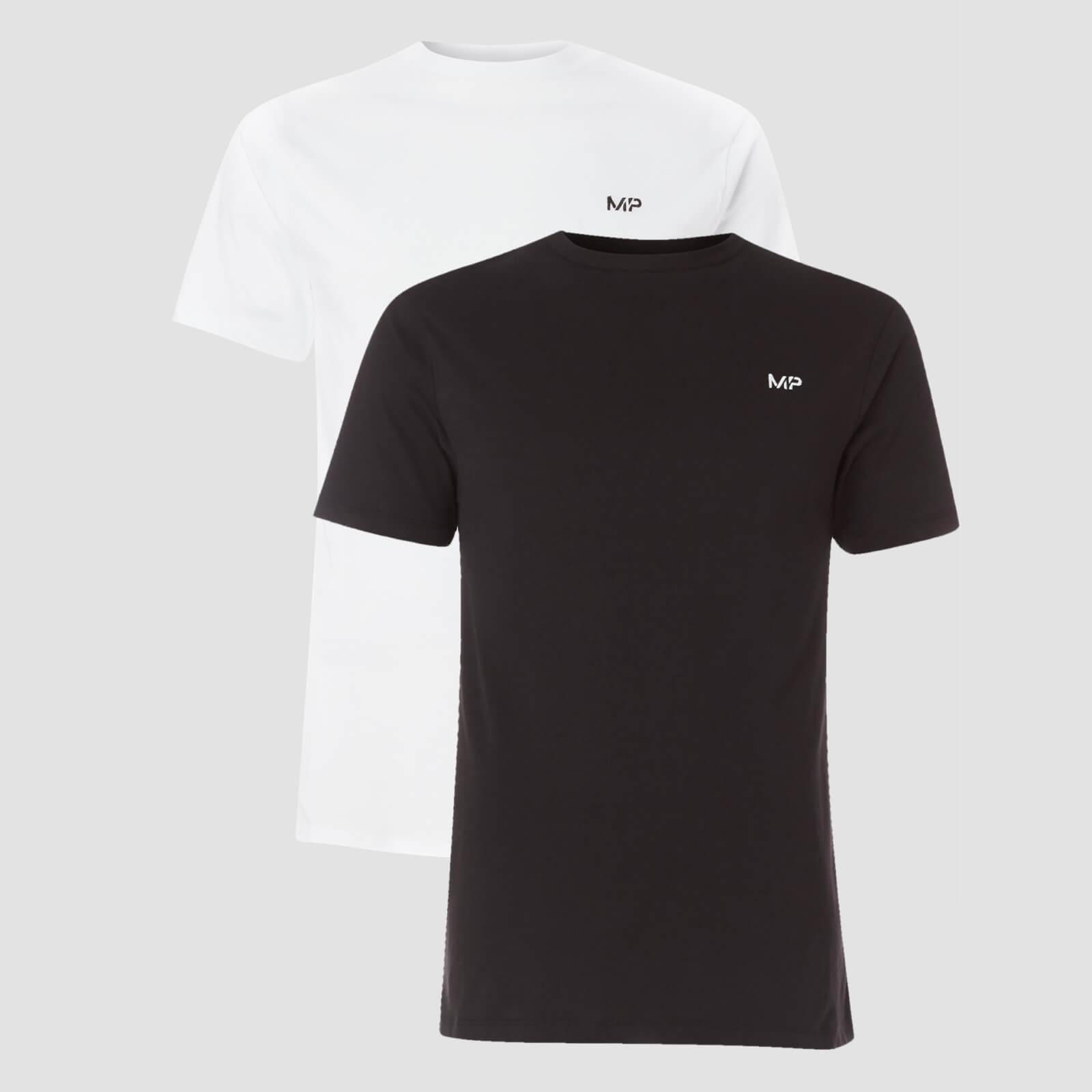MP Men's Rest Day Short Sleeve T-Shirt - Black/White (2 Pack) - XXS - High quality product image showing MP Men's Rest Day Short Sleeve T-Shirt - Black/White (2 Pack) - XXS details and features MP Men's Rest Day Short Sleeve T-Shirt - Black/White (2 Pack) - XXS - High quality product image showing MP Men's Rest Day Short Sleeve T-Shirt - Black/White (2 Pack) - XXS details and features