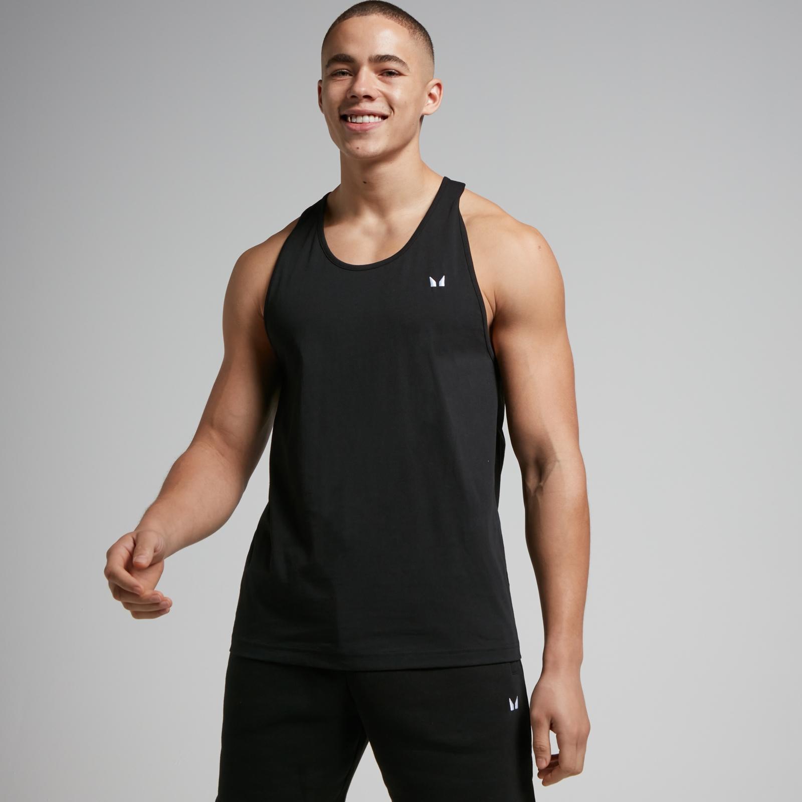 MP Men's Cotton Vest - Black - S - High quality product image showing MP Men's Cotton Vest - Black - S details and features MP Men's Cotton Vest - Black - S - High quality product image showing MP Men's Cotton Vest - Black - S details and features