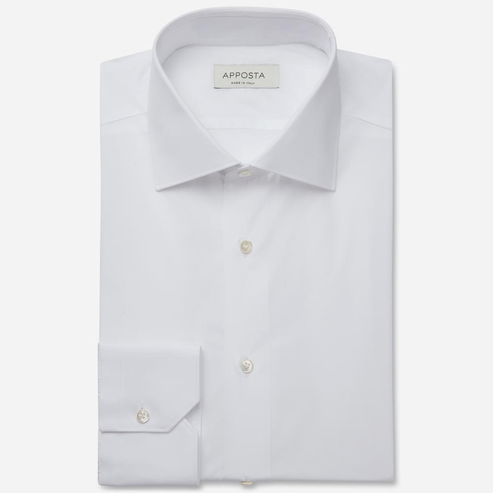 Shirt solid white cotton poplin giza 87, collar style semi-spread collar - High quality product image showing Shirt solid white cotton poplin giza 87, collar style semi-spread collar details and features Shirt solid white cotton poplin giza 87, collar style semi-spread collar - High quality product image showing Shirt solid white cotton poplin giza 87, collar style semi-spread collar details and features