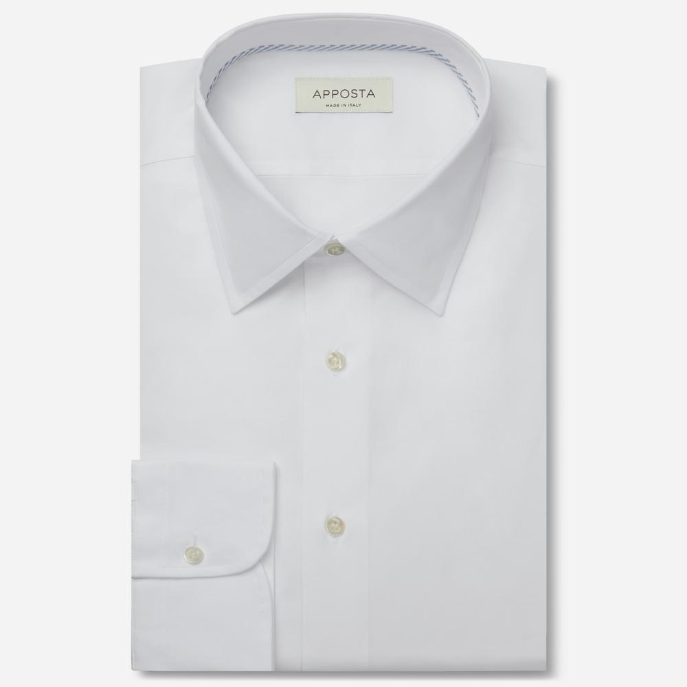 Shirt solid white cotton oxford, collar style lower spread collar from Apposta Shirt solid white cotton oxford, collar style lower spread collar - Apposta Clothing product