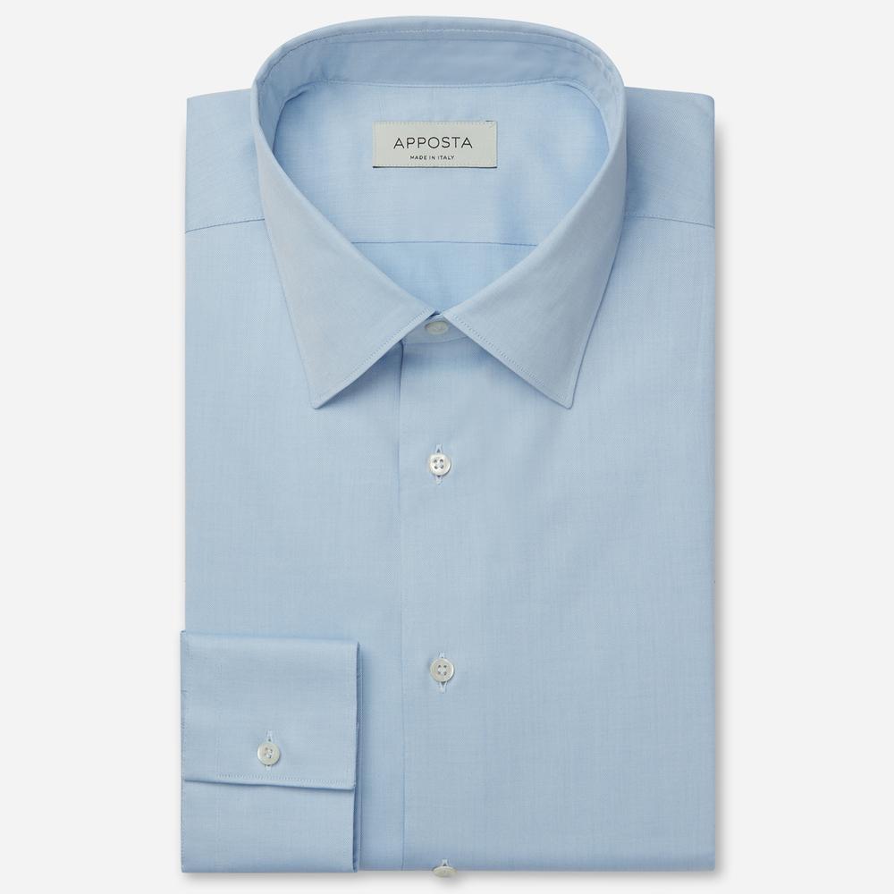 Shirt solid light blue cotton pinpoint oxford double twisted, collar style low straight point collar - High quality product image showing Shirt solid light blue cotton pinpoint oxford double twisted, collar style low straight point collar details and features Shirt solid light blue cotton pinpoint oxford double twisted, collar style low straight point collar - High quality product image showing Shirt solid light blue cotton pinpoint oxford double twisted, collar style low straight point collar details and features