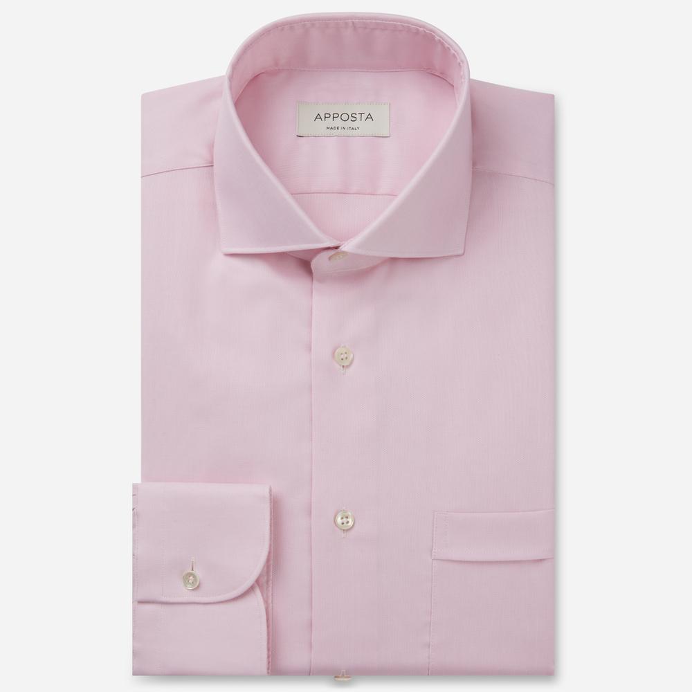 Shirt solid pink easy-iron cotton twill, collar style spread collar - High quality product image showing Shirt solid pink easy-iron cotton twill, collar style spread collar details and features Shirt solid pink easy-iron cotton twill, collar style spread collar - High quality product image showing Shirt solid pink easy-iron cotton twill, collar style spread collar details and features
