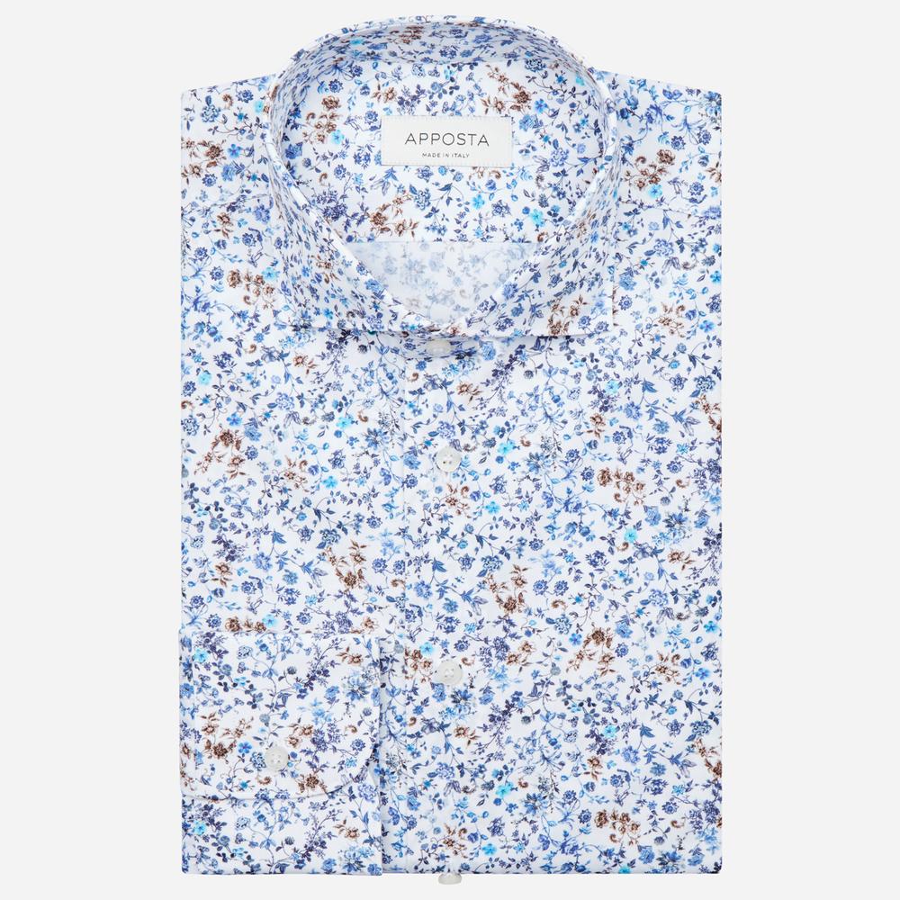 Shirt floral multi cotton poplin, collar style lower spread collar - High quality product image showing Shirt floral multi cotton poplin, collar style lower spread collar details and features Shirt floral multi cotton poplin, collar style lower spread collar - High quality product image showing Shirt floral multi cotton poplin, collar style lower spread collar details and features