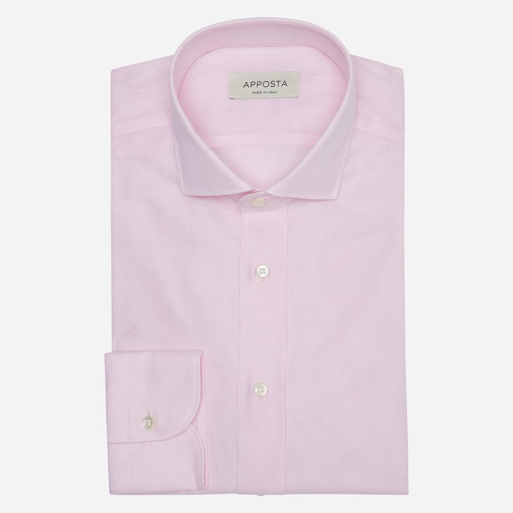 Shirt solid pink cotton mock leno, collar style updated spread collar with short points - High quality product image showing Shirt solid pink cotton mock leno, collar style updated spread collar with short points details and features Shirt solid pink cotton mock leno, collar style updated spread collar with short points - High quality product image showing Shirt solid pink cotton mock leno, collar style updated spread collar with short points details and features