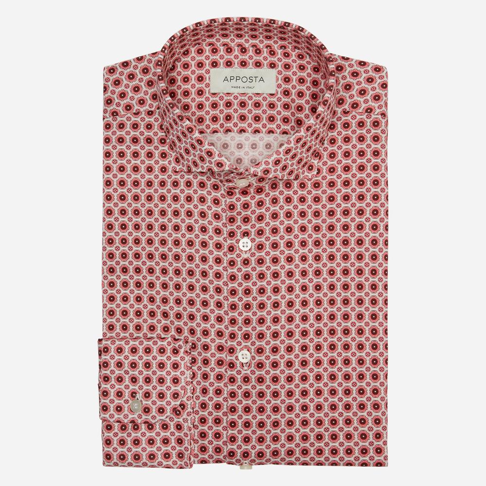 Shirt polka dot pink cotton jersey double twisted, collar style updated spread collar with short points - High quality product image showing Shirt polka dot pink cotton jersey double twisted, collar style updated spread collar with short points details and features Shirt polka dot pink cotton jersey double twisted, collar style updated spread collar with short points - High quality product image showing Shirt polka dot pink cotton jersey double twisted, collar style updated spread collar with short points details and features