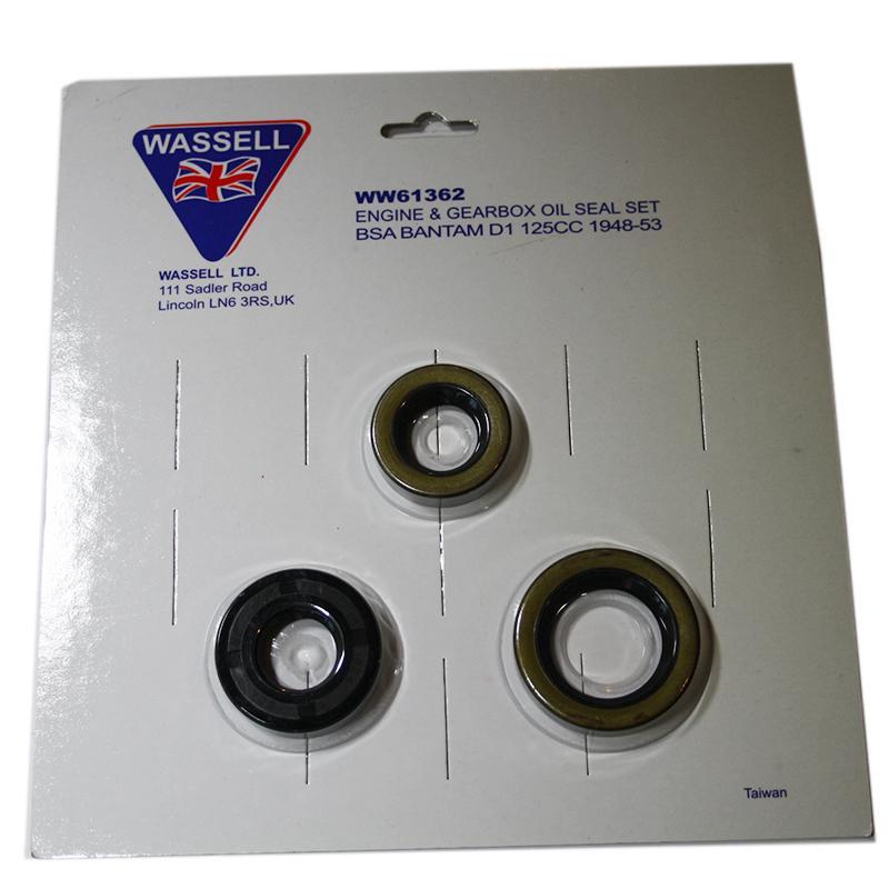 GS61362 - Oil Seal Kit for a BSA Bantam D1 (1948-1953) - High quality product image showing GS61362 - Oil Seal Kit for a BSA Bantam D1 (1948-1953) details and features GS61362 - Oil Seal Kit for a BSA Bantam D1 (1948-1953) - High quality product image showing GS61362 - Oil Seal Kit for a BSA Bantam D1 (1948-1953) details and features