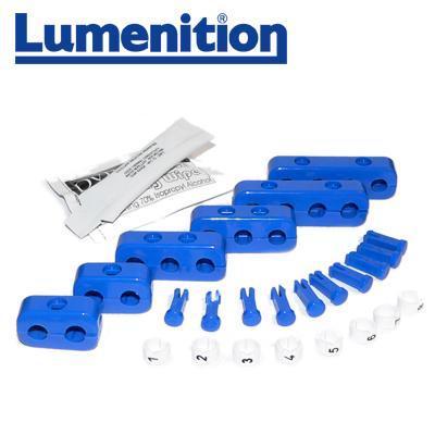 EZK81B - Lumenition Blue - 8 Lead Set Markers & Clamps - Ignition Lead Numbe from The Green Spark Plug EZK81B - Lumenition Blue - 8 Lead Set Markers & Clamps - Ignition Lead Numbe - The Green Spark Plug Automotive product