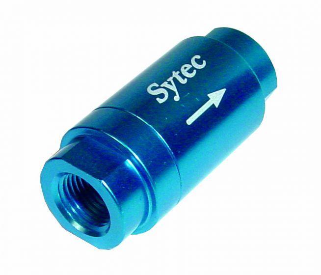 Sytec One Way Valve with 1/8 NPTF Female Connection (Blue) (OWVS000-B) - High quality product image showing Sytec One Way Valve with 1/8 NPTF Female Connection (Blue) (OWVS000-B) details and features Sytec One Way Valve with 1/8 NPTF Female Connection (Blue) (OWVS000-B) - High quality product image showing Sytec One Way Valve with 1/8 NPTF Female Connection (Blue) (OWVS000-B) details and features