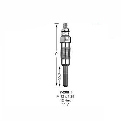 NGK Glow Plug Y-208T (1250) from The Green Spark Plug NGK Glow Plug Y-208T (1250) - The Green Spark Plug Automotive product