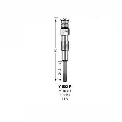 NGK Glow Plug Y-502R (3852) from The Green Spark Plug NGK Glow Plug Y-502R (3852) - The Green Spark Plug Automotive product