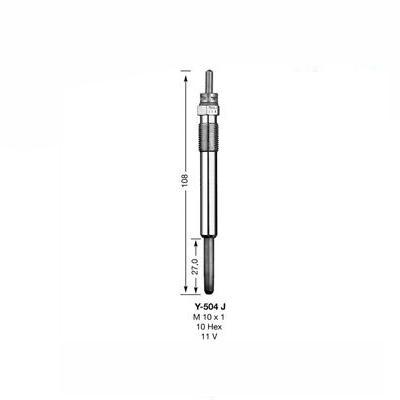 NGK Glow Plug Y-504J (6246) from The Green Spark Plug NGK Glow Plug Y-504J (6246) - The Green Spark Plug Automotive product