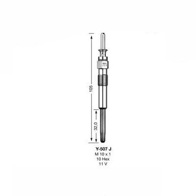 NGK Glow Plug Y-507J (6897) from The Green Spark Plug NGK Glow Plug Y-507J (6897) - The Green Spark Plug Automotive product
