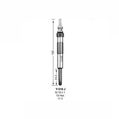 NGK Glow Plug Y-516J (1436) from The Green Spark Plug NGK Glow Plug Y-516J (1436) - The Green Spark Plug Automotive product