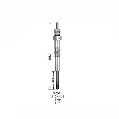 NGK Glow Plug Y-532J (7782) from The Green Spark Plug NGK Glow Plug Y-532J (7782) - The Green Spark Plug Automotive product