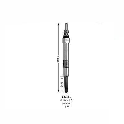 NGK Glow Plug Y-534J (5540) from The Green Spark Plug NGK Glow Plug Y-534J (5540) - The Green Spark Plug Automotive product