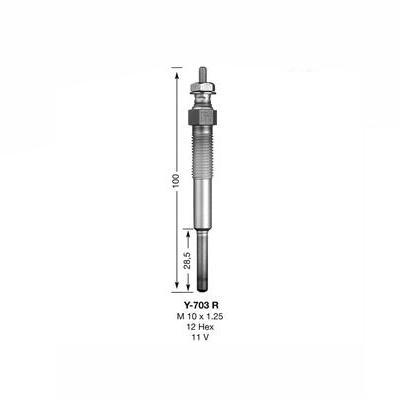 NGK Glow Plug Y-703R (3782) from The Green Spark Plug NGK Glow Plug Y-703R (3782) - The Green Spark Plug Automotive product