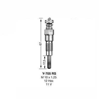 NGK Glow Plug Y-705RS (1249) from The Green Spark Plug NGK Glow Plug Y-705RS (1249) - The Green Spark Plug Automotive product