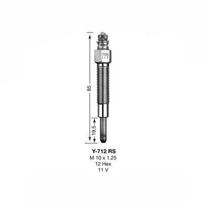 NGK Glow Plug Y-712RS (6140) from The Green Spark Plug NGK Glow Plug Y-712RS (6140) - The Green Spark Plug Automotive product